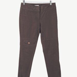 Brunello Cucinelli Brown Cotton-Twill Equestrian Trousers
